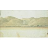 FOLLOWER OF WILLIAM DANIEL (19TH CENTURY); watercolour, 'The Motu Girhi below Sicre Gulla,