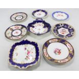 Eight Coalport floral painted plates and dishes, various sizes (three af) (8).