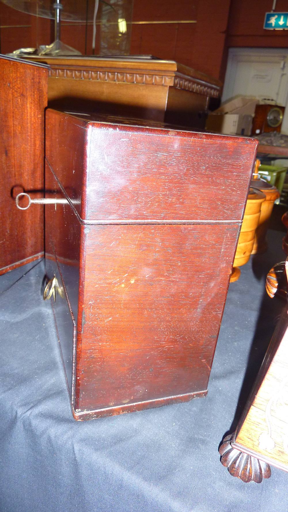 An early 19th century mahogany travelling medicine/apothecary cabinet, - Image 7 of 8