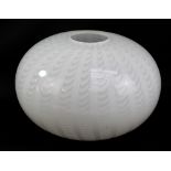 MURANO; a large globular opaque light fitting, diameter approx 50cm.