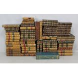 A quantity of decoratively bound books with authors including George Eliot, Somerset Maugham,