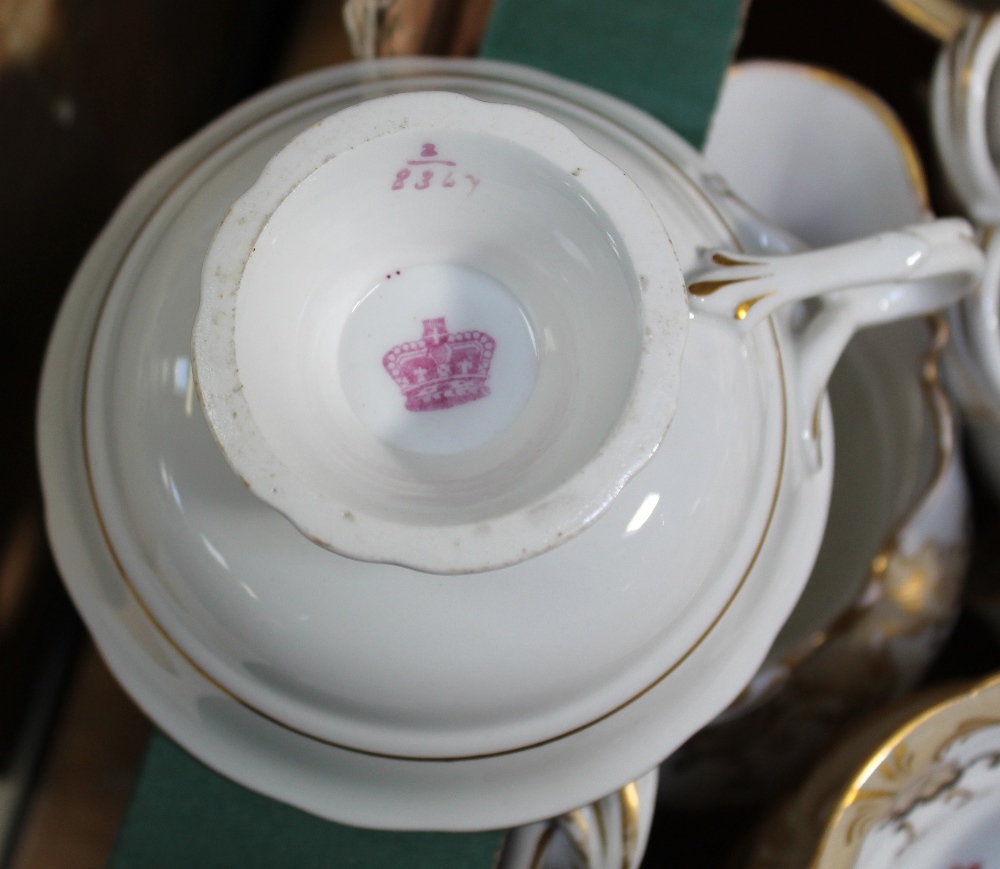 An early-to-mid 19th century Ridgway porcelain part tea and coffee set comprising teapot, sucrier, - Image 6 of 6