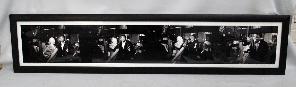 AFTER RALPH STARKWEATHER; a signed black and white collage print after the original photographs
