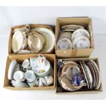 A group of part tea and dinner sets including Royal Worcester 'Evesham Vale', Minton 'Marlow' and