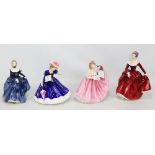 Four Royal Doulton ladies comprising HN4931 'Fragrance', HN4802 'Mary Figure of the Year 2006',