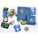 A small group of pre and post 1947 British coinage to include Elizabeth II Silver Jubilee
