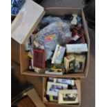 A collection of boxed model cars including Shell Sports Car Collection, Lledo Days Gone, Matchbox