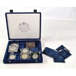 A group of British Commemorative coins including five silver examples to include 1994 Cook