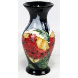 MOORCROFT; a 'Forever England' pattern tubeline decorated inverted baluster vase by Vicky Lovatt,