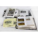 A quantity of unframed ephemera relating to sporting pursuits including hunting, croquet, archery,