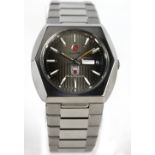 RADO; a circa 1960s 'Musketeer X' stainless steel gentleman's wristwatch, the circular dial set with