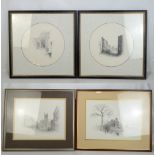 WILLIAM GELDART; two signed limited edition black and white prints, one depicting Macclesfield