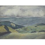 JOHN BOLD (1895-1979); oil on canvas laid on board, 'Near Glossop', signed beneath slip, bearing Tib