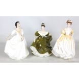 Three Royal Doulton figures: HN3173 'Natalie', HN2329 'Lynne' and HN2939 'Donna' (3).Additional