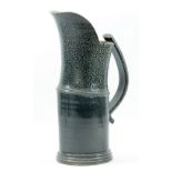WALTER KEELER (born 1942); a salt-glazed articulated jug, impressed mark, height 31.5cm. (D)