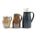 DAVID LEACH (1911-2005) for Lowerdown Pottery; a tin-glazed earthenware jug, impressed DL mark,