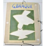 AFTER GEORGES BRAQUE (French, 1882-1963); portfolio, 'Espaces', nine reproduced lithographs, all
