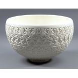 AMBERLEA McNAUGHT (born 1990); a large carved porcelain bowl, diameter 28.5cm. Additional