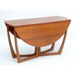 BEITHCRAFT OF SCOTLAND; a teak gate leg table, length 130.5cm.Additional InformationSurface