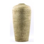 WAISTEL COOPER (1921-2003); a tall stoneware vase, textured surface, painted signature, height