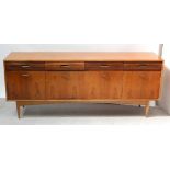 A c1960s MacIntosh teak sideboard,