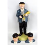 LORNA BAILEY; a limited edition figure of Fred Dibnah, with certificate of authenticity no. 33/