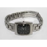 Omega; a gentlemen's stainless steel automatic calendar bracelet wristwatch, Constellation,