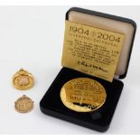 A 9ct gold golfing medal inscribed verso, 'Childwall Gold Club Scratch Medal Won by J.S.