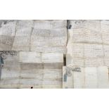 Seven indentures, various dates; 1674, 1681, 1702, 1706,