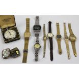 A small quantity of Quartz ladies' and gentlemen's wristwatches.