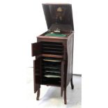 A Victrola VV-X mahogany floor standing phonograph,