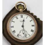 A 9ct gold Waltham open-faced pocket watch,