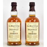 THE BALVENIE; two bottles of single malt 'Doublewood' Aged 12 Years Scotch whisky, 40% 70cl, both