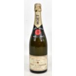 MOET & CHANDON; a single bottle of 1962 Brut Impérial Champagne.