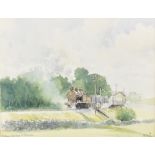 PETER OWEN JONES (1933-1993); watercolour, 'Return Empty to Buxton', signed and titled, 21.5 x 28cm,