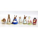 Seven Beswick, Royal Albert and Royal Doulton Beatrix Potter figures (7).