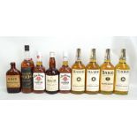 Seven bottles of blended Scotch whisky comprising Teacher's '60 Reserve Stock', four Teacher's '