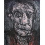 ARTHUR BERRY (1925-1994); mixed media, 'Staffordshire Man', signed and dated '94, bearing the