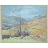 ROBERT 'BOB' RICHARDSON (born 1938); pastel study, 'Towards The Langdales', signed lower left with