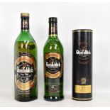 GLENFIDDICH; three bottles of single malt Scotch whisky, the first 'Special Old Reserve' 1l and