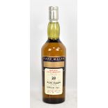 RARE MALTS SELECTION; a single bottle of 'Aged 20 Years' natural cask strength single malt Scotch