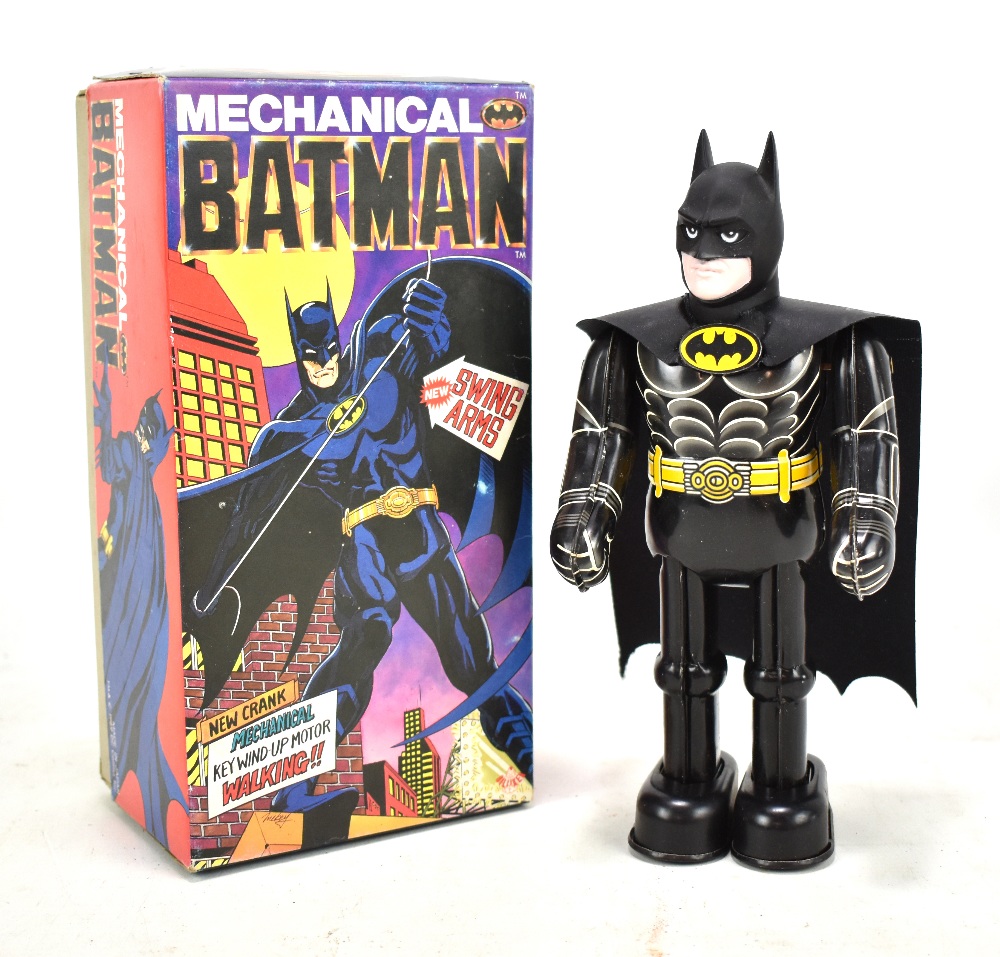 BILLIKEN; a boxed Japanese manufacture Mechanical Batman wind-up toy. Additional InformationBox