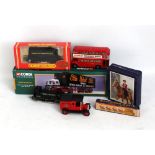A small group of toys comprising boxed Corgi 13601 'Eddie Stobart Foden', boxed Hornby R6090 Vee