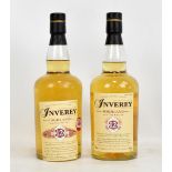 INVEREY; two bottles of 'Aged 12 Years' single Highland malt Scotch whisky, 40% 70cl, both with