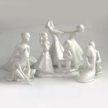 Royal Doulton; five 'Images' figures to include HN4026 'Figure of the Year 1998 - Best Friends',