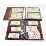 BANKNOTES; Jersey collection, an exceptional specialised lot in two albums including rare 1840 £5,
