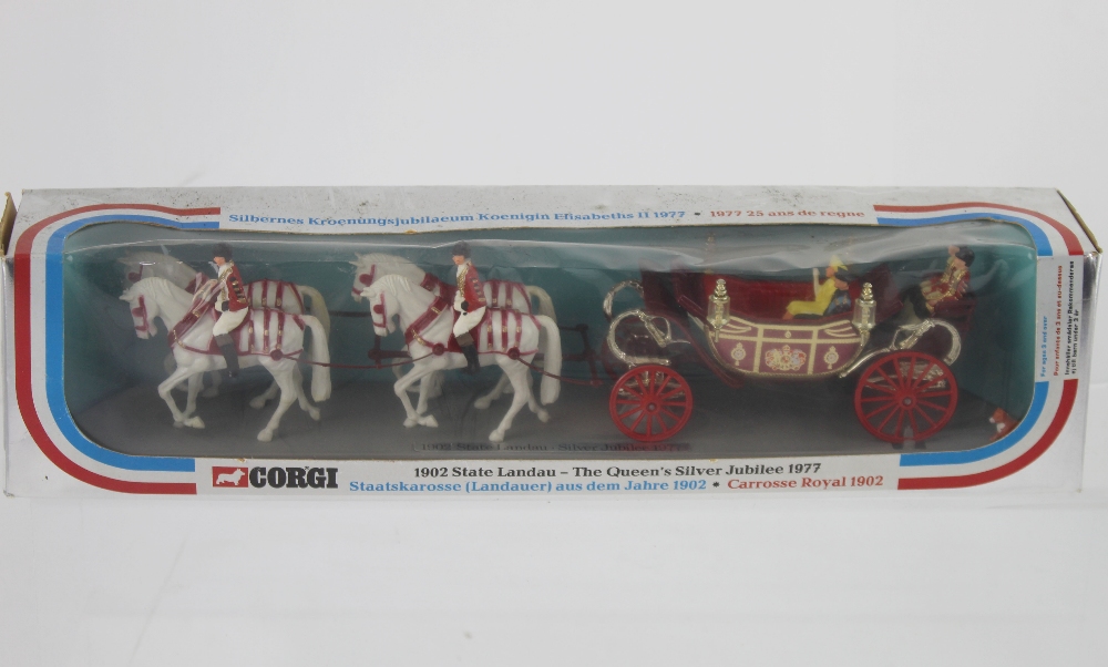 A Corgi 1902 State Landau with original packaging.