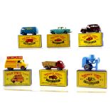 A collection of Matchbox Series miniature diecast vehicles to include numbers 3, 43, 40, 42,