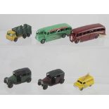 A collection of Dinky and Matchbox diecast vehicles,