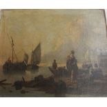 UNATTRIBUTED; a 19th century oil on canvas in the manner of Eugene Delacroix,